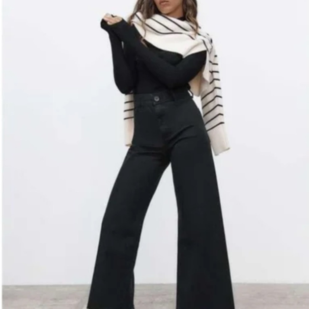 ZARA Marine Black Jeans